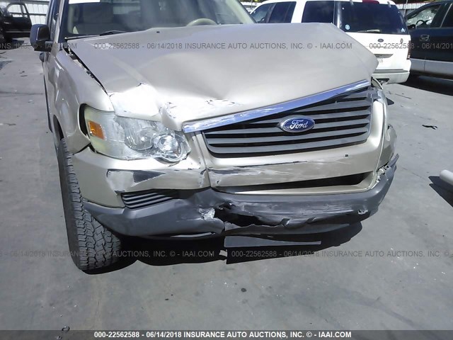 1FMEU62E86UA39521 - 2006 FORD EXPLORER XLS TAN photo 6