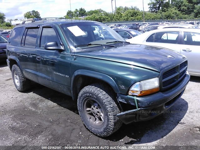 1B4HS28Y5XF646299 - 1999 DODGE DURANGO GREEN photo 1