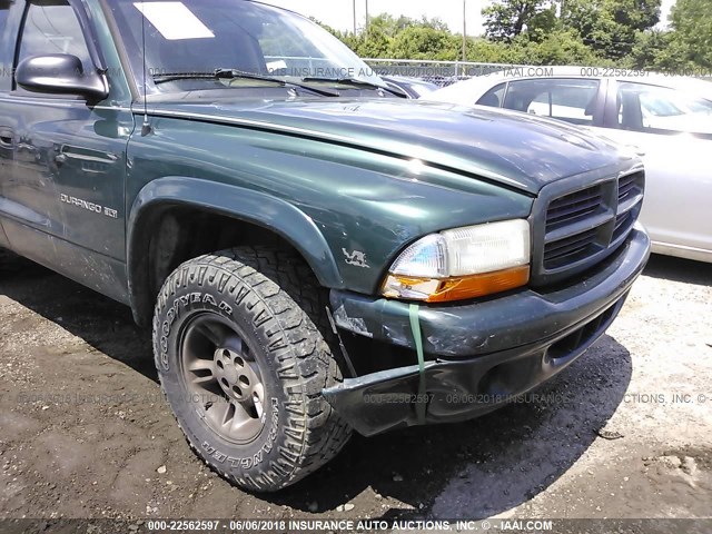 1B4HS28Y5XF646299 - 1999 DODGE DURANGO GREEN photo 6