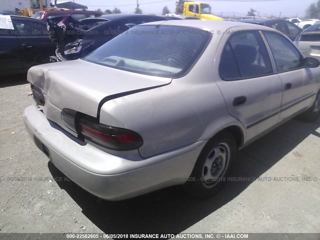 1Y1SK536XRZ040610 - 1994 GEO PRIZM LSI BEIGE photo 6