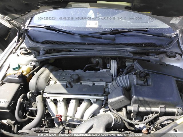 YV1RS61T542338222 - 2004 VOLVO S60 Plata foto 10