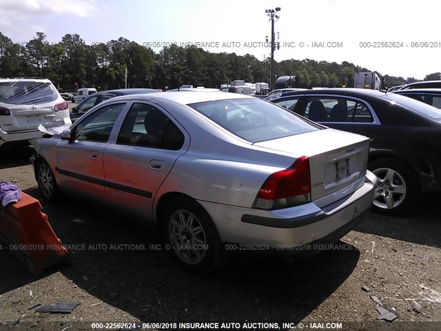 YV1RS61T542338222 - 2004 VOLVO S60 SILVER photo 3