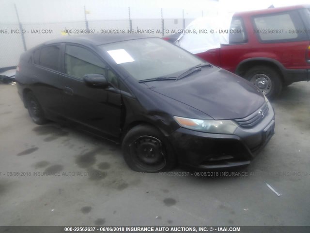 JHMZE2H52AS006889 - 2010 HONDA INSIGHT LX BLACK photo 1