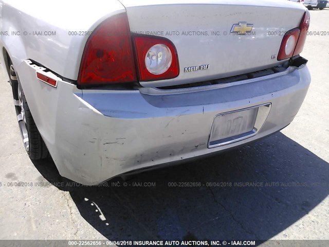 1G1ZG57B58F257194 - 2008 CHEVROLET MALIBU LS SILVER photo 6