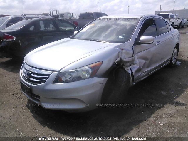 1HGCP2F31CA183964 - 2012 HONDA ACCORD LX SILVER photo 2