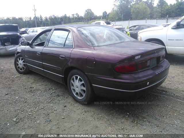 2G4WB52K1X1553184 - 1999 BUICK REGAL LS/LSE MAROON photo 3