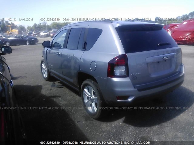 1C4NJDBB5GD631175 - 2016 JEEP COMPASS SPORT SILVER photo 3