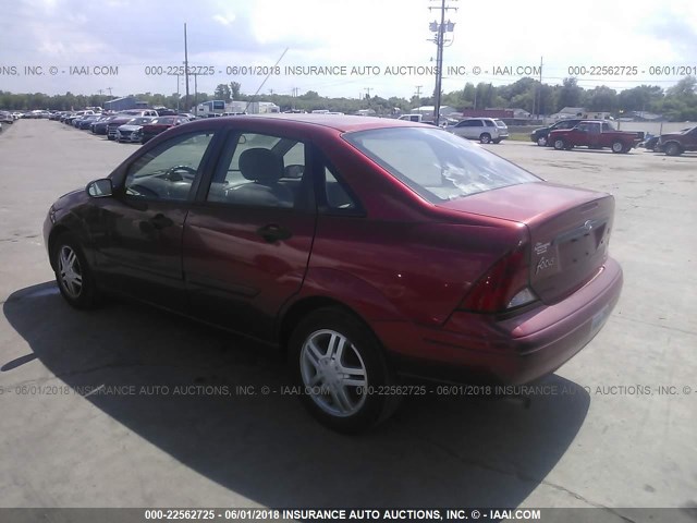 1FAFP34394W174637 - 2004 FORD FOCUS SE COMFORT/SE SPORT MAROON photo 3