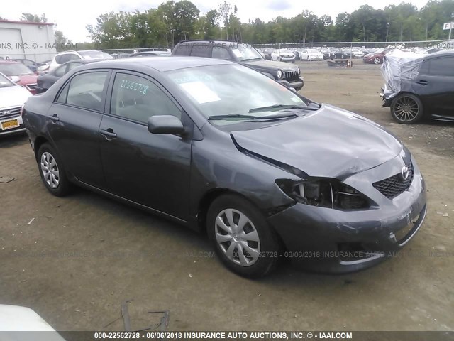 2T1BU4EE3AC340548 - 2010 TOYOTA COROLLA S/LE/XLE GRAY photo 1