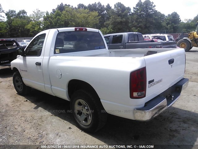 1D7HA16K63J525289 - 2003 DODGE RAM 1500 ST WHITE photo 3