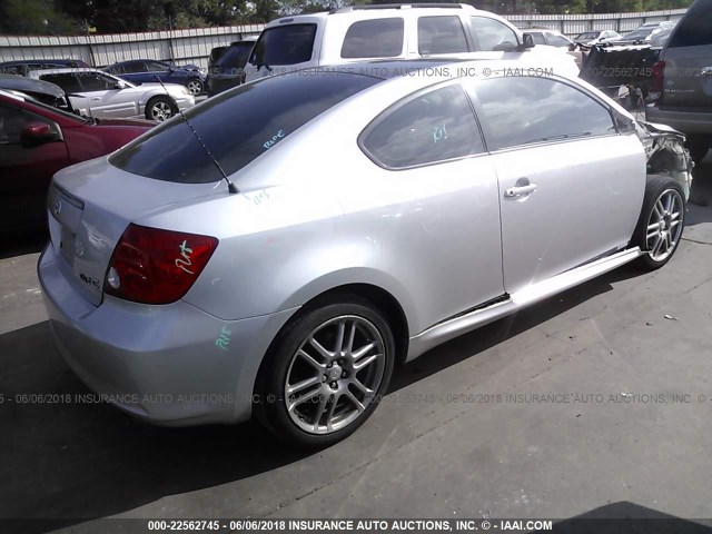 JTKDE167760096109 - 2006 TOYOTA SCION TC 银色 照片 4