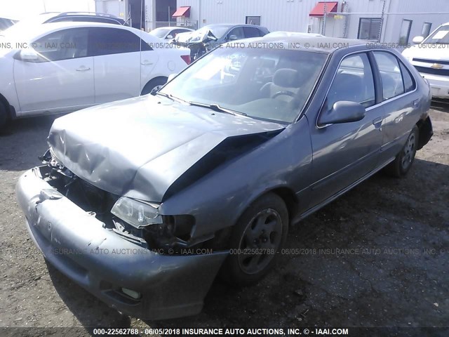 3N1AB41D5XL075137 - 1999 NISSAN SENTRA XE/GXE GRAY photo 2