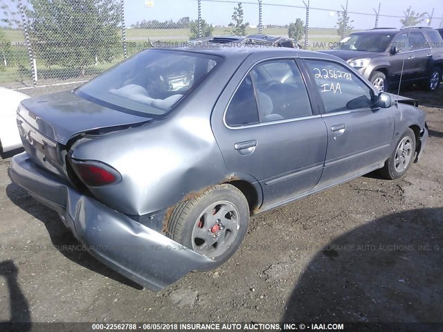 3N1AB41D5XL075137 - 1999 NISSAN SENTRA XE/GXE GRAY photo 4