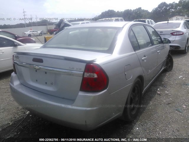 1G1ZT58N98F116309 - 2008 CHEVROLET MALIBU LT/CLASSIC GRAY photo 4