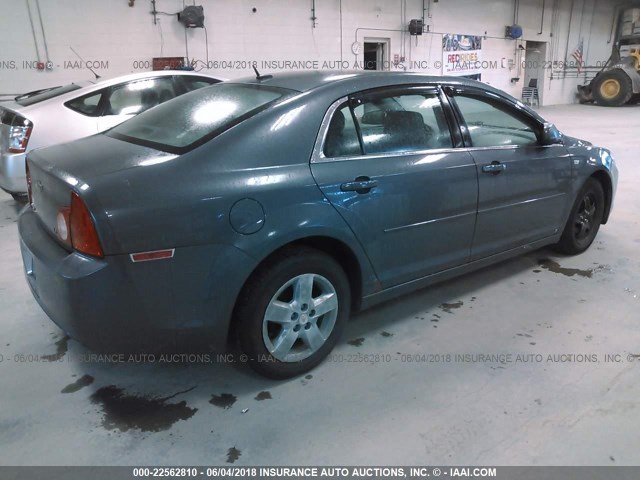 1G1ZG57B984193267 - 2008 CHEVROLET MALIBU LS 灰色 照片 4