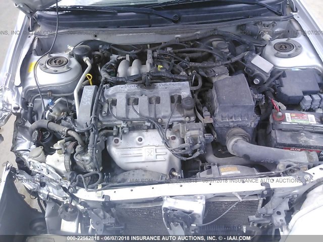 1YVGF22C625301646 - 2002 MAZDA 626 LX SILVER photo 10