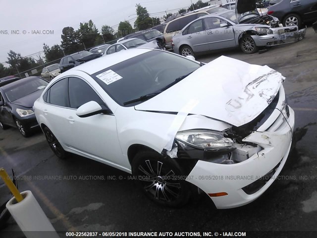 1YVHZ8CH1B5M05941 - 2011 MAZDA 6 I WHITE photo 1