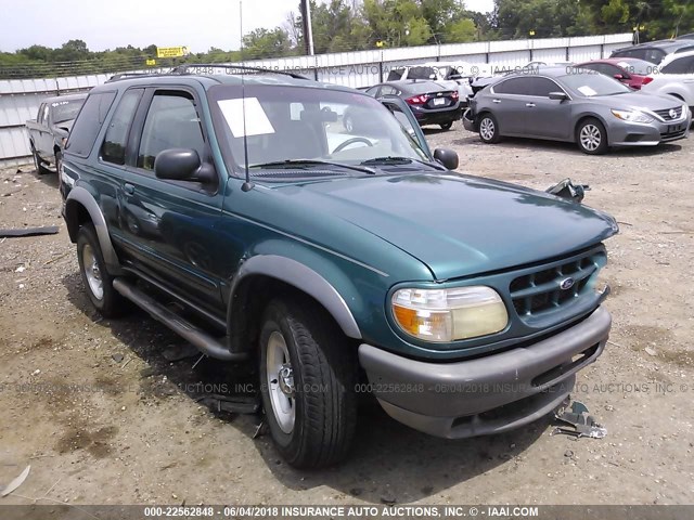 1FMYU24E1WUC32175 - 1998 FORD EXPLORER GREEN photo 1