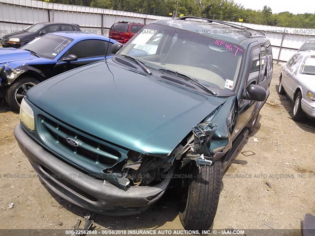 1FMYU24E1WUC32175 - 1998 FORD EXPLORER GREEN photo 6