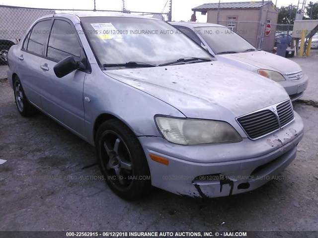 JA3AJ26E42U020293 - 2002 MITSUBISHI LANCER ES SILVER photo 1