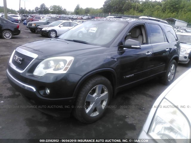 1GKEV33717J155456 - 2007 GMC ACADIA SLT-2 GRAY photo 2