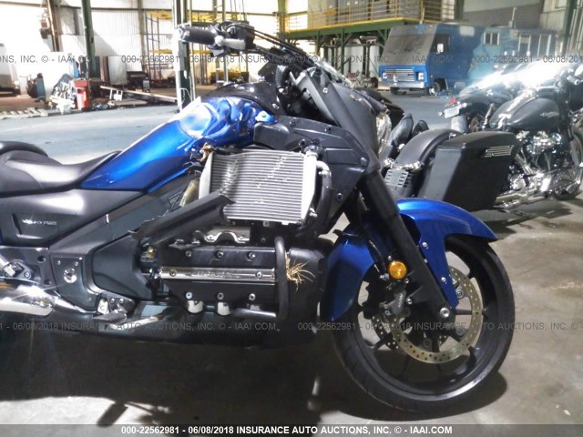 JH2SC68N9EK000021 - 2014 HONDA GL1800 C BLUE photo 5