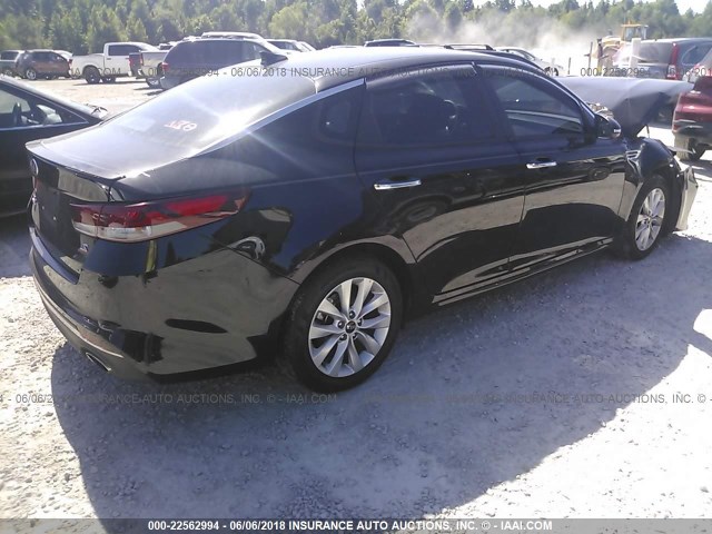 5XXGT4L32JG215804 - 2018 KIA OPTIMA LX/S BLACK photo 4