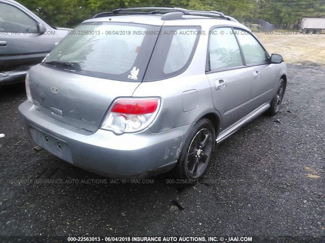 JF1GG61637H815536 - 2007 SUBARU IMPREZA 2.5I SILVER photo 4