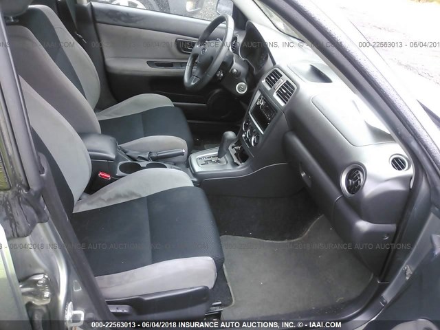 JF1GG61637H815536 - 2007 SUBARU IMPREZA 2.5I SILVER photo 5