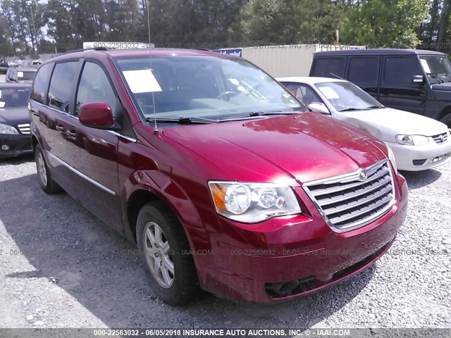 2A4RR5D10AR479258 - 2010 CHRYSLER TOWN & COUNTRY TOURING RED photo 1