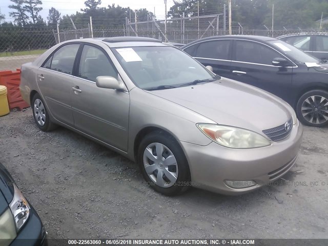 4T1BE32KX3U652918 - 2003 TOYOTA CAMRY LE/XLE/SE GRAY photo 1