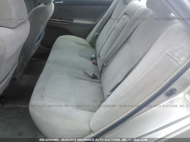 4T1BE32KX3U652918 - 2003 TOYOTA CAMRY LE/XLE/SE GRAY photo 8