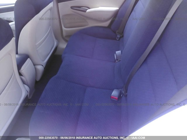 JHMFA362X6S012332 - 2006 HONDA CIVIC HYBRID Dark Blue photo 8