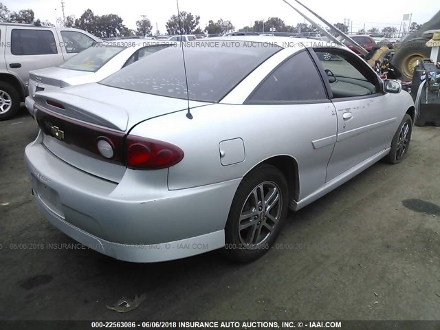 1G1JH12F957175794 - 2005 CHEVROLET CAVALIER LS SPORT SILVER photo 4