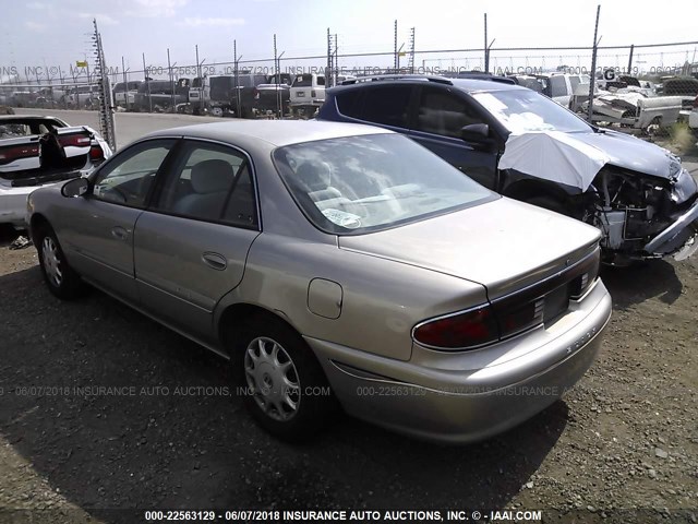 2G4WS52J521147036 - 2002 BUICK CENTURY CUSTOM SILVER photo 3