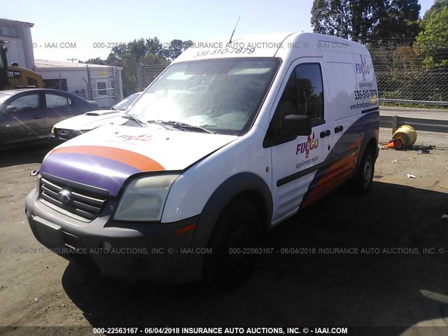 NM0LS7AN7AT032502 - 2010 FORD TRANSIT CONNECT XL WHITE photo 2