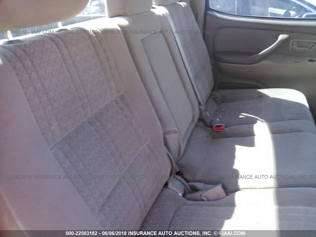 5TBET34185S495871 - 2005 TOYOTA TUNDRA DOUBLE CAB SR5 GREEN photo 8