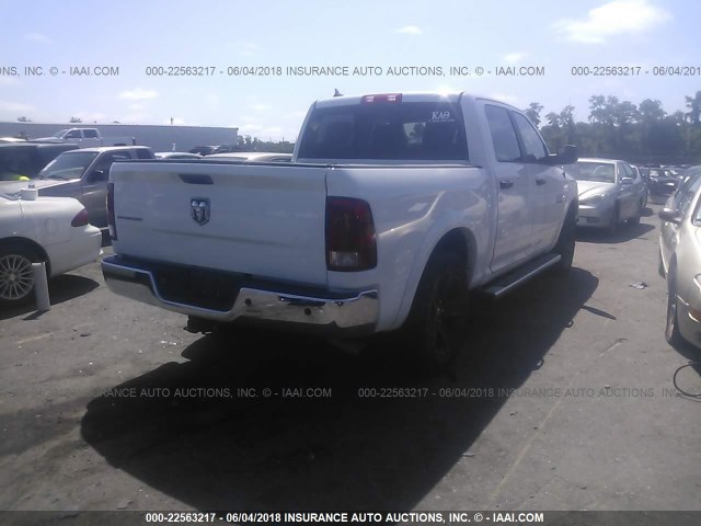 1C6RR6LG5DS615413 - 2013 RAM 1500 SLT WHITE photo 4