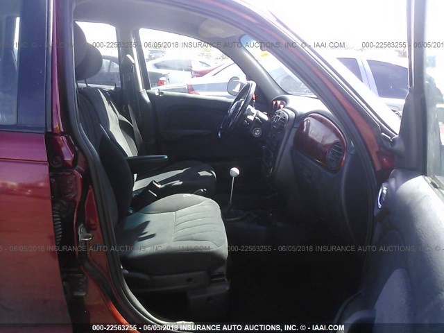 3C4FY48B04T355873 - 2004 CHRYSLER PT CRUISER RED photo 5