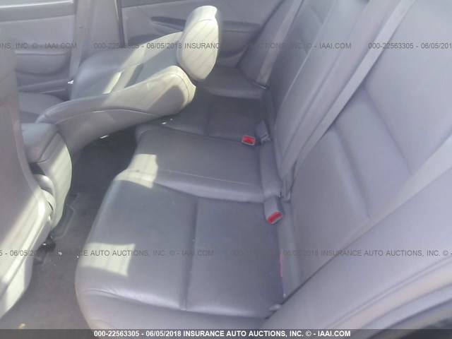 19XFA1F98AE003837 - 2010 HONDA CIVIC EXL BLACK photo 8