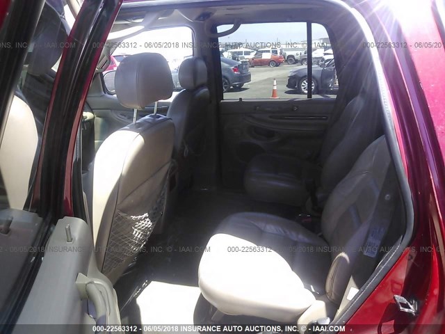 5LMFU28L0WLJ03380 - 1998 LINCOLN NAVIGATOR RED photo 8