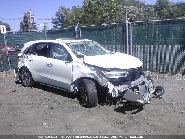 5FRYD4H92HB035071 - 2017 ACURA MDX ADVANCE WHITE photo 1