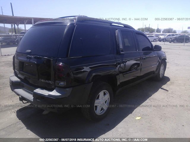 1GNES16S736128064 - 2003 CHEVROLET TRAILBLAZER EXT BLACK photo 4