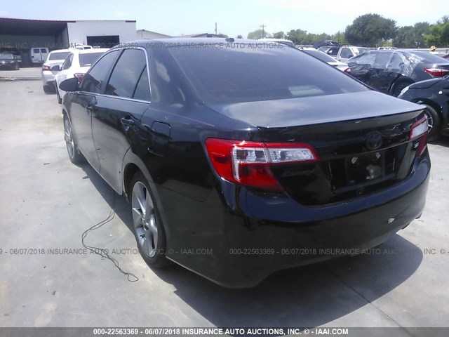 4T1BF1FK7CU178468 - 2012 TOYOTA CAMRY SE/LE/XLE შავი ფოტო 3