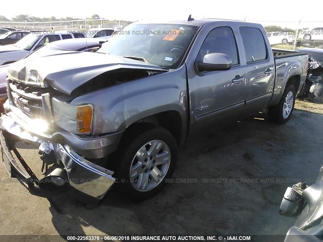 3GTEC13J88G219786 - 2008 GMC SIERRA C1500 GRAY photo 2