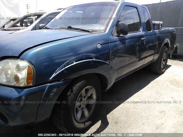 1N6DD26S61C312332 - 2001 NISSAN FRONTIER KING CAB XE BLUE photo 6