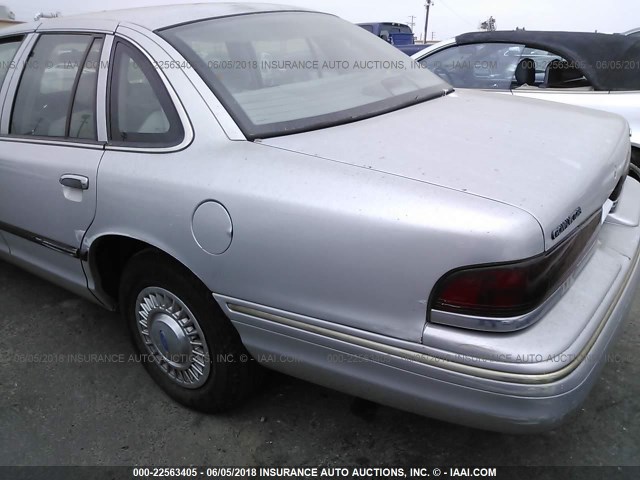 2FALP71W5TX207676 - 1996 FORD CROWN VICTORIA POLICE INTERCEPTOR SILVER photo 6