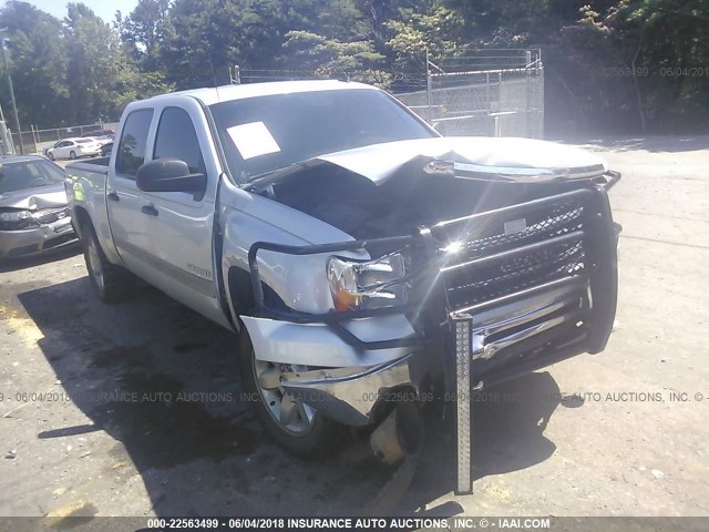 3GTP2VE79DG119405 - 2013 GMC SIERRA K1500 SLE SILVER photo 1