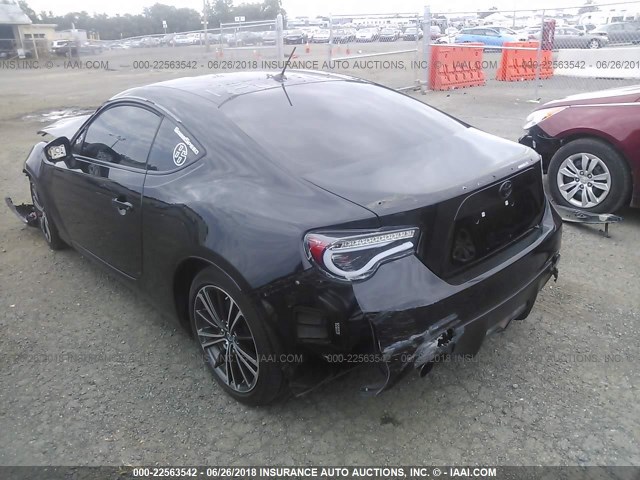 JF1ZNAA15D1711169 - 2013 TOYOTA SCION FR-S BLACK photo 3