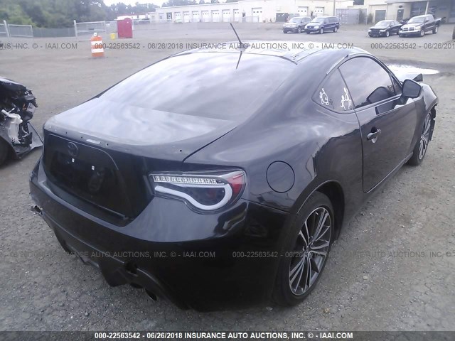 JF1ZNAA15D1711169 - 2013 TOYOTA SCION FR-S BLACK photo 4